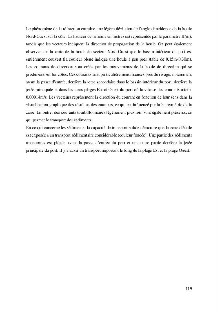 Ensablement du port de Marsa Ben M’Hidi (W. de Tlemcen) Etude hydro-sédimentaire et solutions