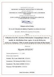 Utilisation d’un SIG (Système d’Information Géographique) dans un modèle de distribution d’une espèce: le cas de Merluccius merluccius (Linnaeus, 1758); le merlu européen de la baie de Bou-Ismail