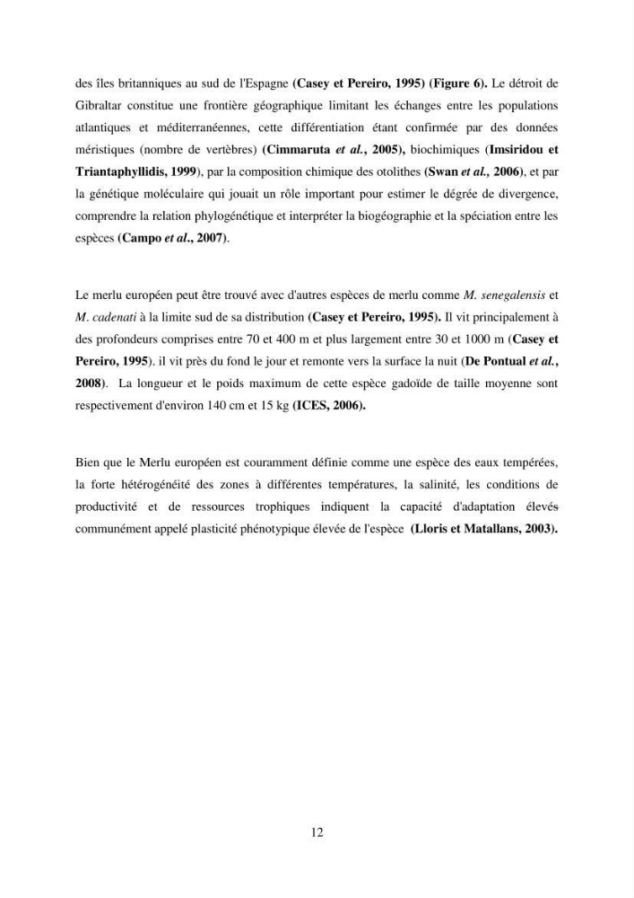 Utilisation d’un SIG (Système d’Information Géographique) dans un modèle de distribution d’une espèce: le cas de Merluccius merluccius (Linnaeus, 1758); le merlu européen de la baie de Bou-Ismail