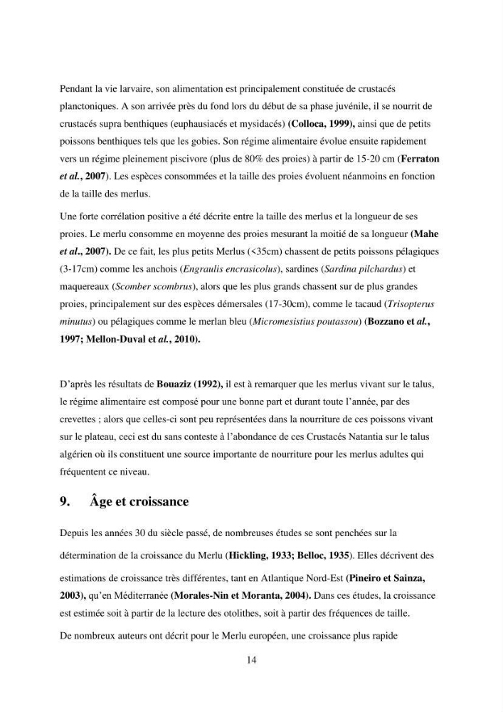 Utilisation d’un SIG (Système d’Information Géographique) dans un modèle de distribution d’une espèce: le cas de Merluccius merluccius (Linnaeus, 1758); le merlu européen de la baie de Bou-Ismail