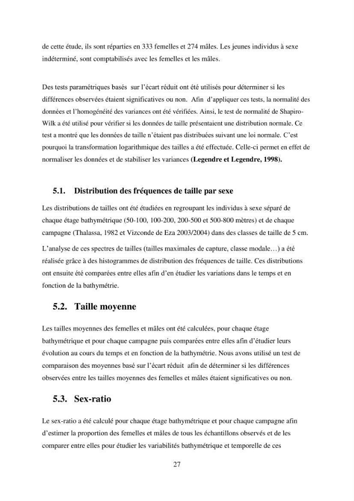 Utilisation d’un SIG (Système d’Information Géographique) dans un modèle de distribution d’une espèce: le cas de Merluccius merluccius (Linnaeus, 1758); le merlu européen de la baie de Bou-Ismail