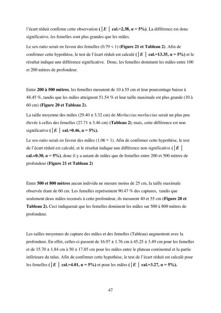Utilisation d’un SIG (Système d’Information Géographique) dans un modèle de distribution d’une espèce: le cas de Merluccius merluccius (Linnaeus, 1758); le merlu européen de la baie de Bou-Ismail