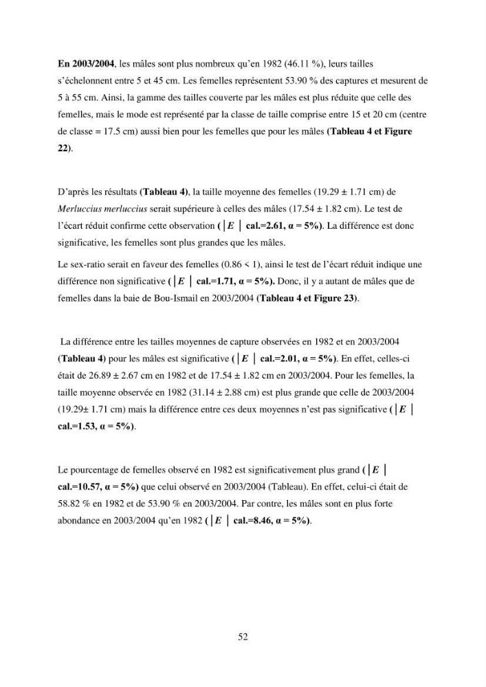 Utilisation d’un SIG (Système d’Information Géographique) dans un modèle de distribution d’une espèce: le cas de Merluccius merluccius (Linnaeus, 1758); le merlu européen de la baie de Bou-Ismail