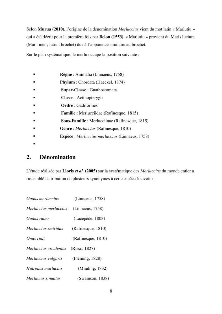 Utilisation d’un SIG (Système d’Information Géographique) dans un modèle de distribution d’une espèce : le cas de Merluccius merluccius (Linnaeus, 1758); le merlu européen de la baie de Bou-Ismail