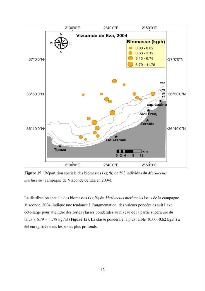 Utilisation d’un SIG (Système d’Information Géographique) dans un modèle de distribution d’une espèce : le cas de Merluccius merluccius (Linnaeus, 1758); le merlu européen de la baie de Bou-Ismail