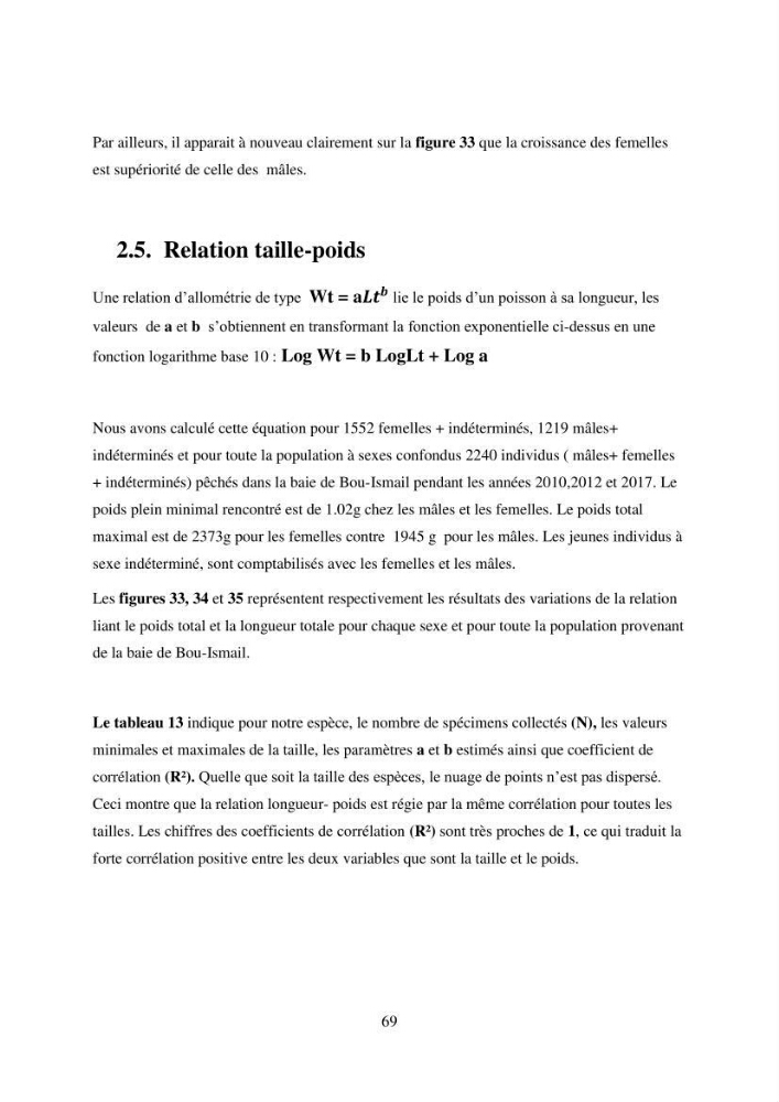 Utilisation d’un SIG (Système d’Information Géographique) dans un modèle de distribution d’une espèce : le cas de Merluccius merluccius (Linnaeus, 1758); le merlu européen de la baie de Bou-Ismail