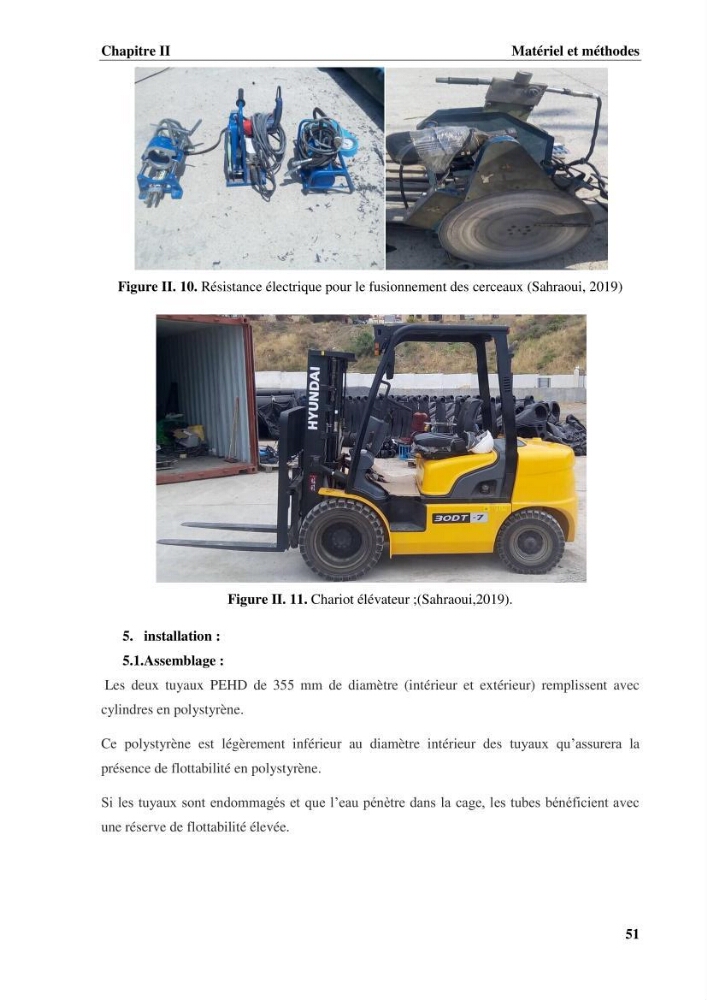 Contribution a la mise en place d.un systeme d\'elevage en cages flottantes du loup de mer et de la daurade royale au niveau de Gouraya (wilaya de Tipaza).: