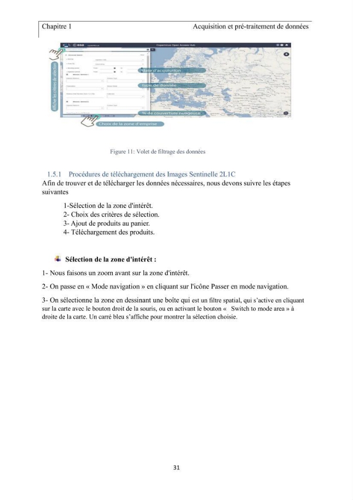 Apport de la télédétection multi spectrale des eaux littorales turbides Pour l’étude de la chlorophylle et la qualité des eaux marines Le long de la cote algérienne (Ouest)