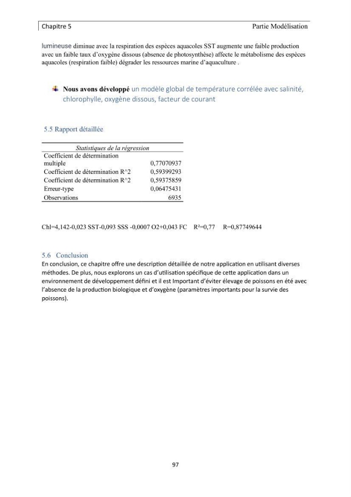 Apport de la télédétection multi spectrale des eaux littorales turbides Pour l’étude de la chlorophylle et la qualité des eaux marines Le long de la cote algérienne (Ouest)