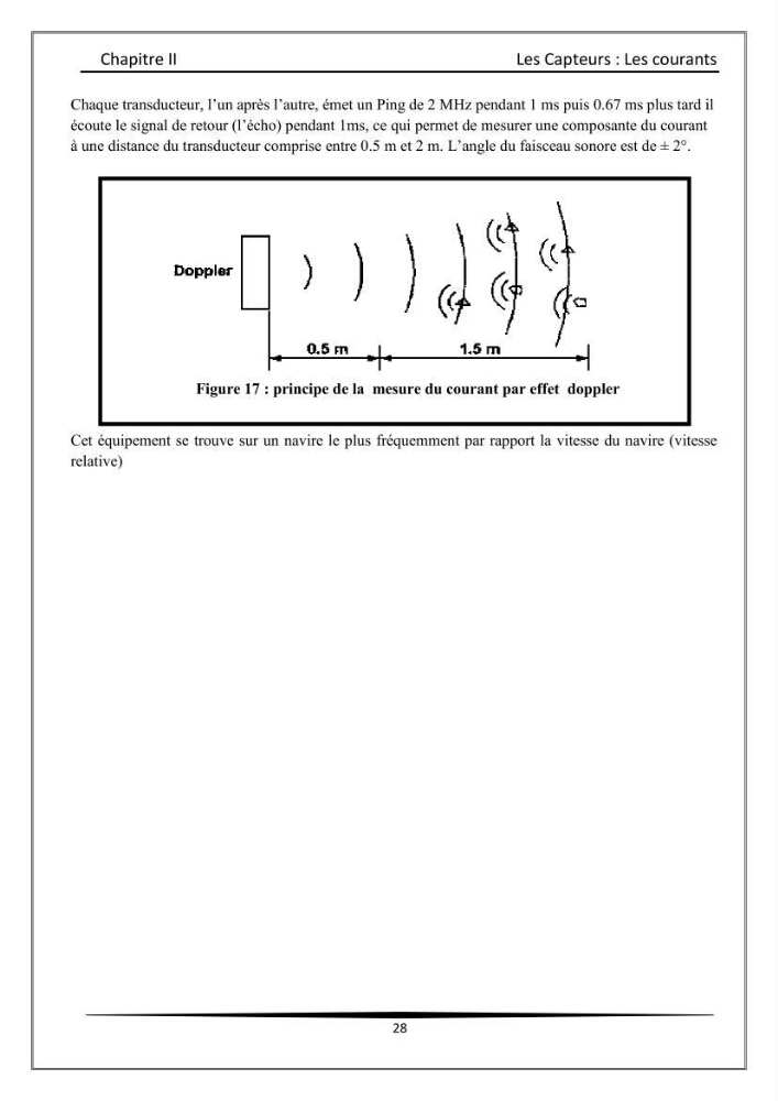 Les instrumests et les équipements utilisés en océanographie physique