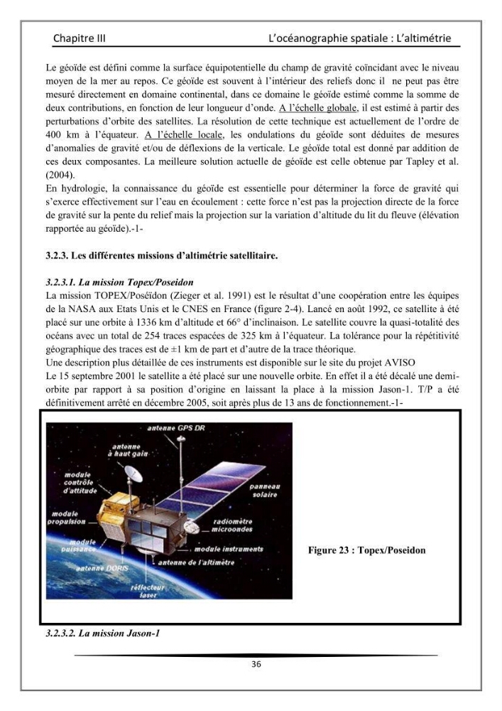 Les instrumests et les équipements utilisés en océanographie physique