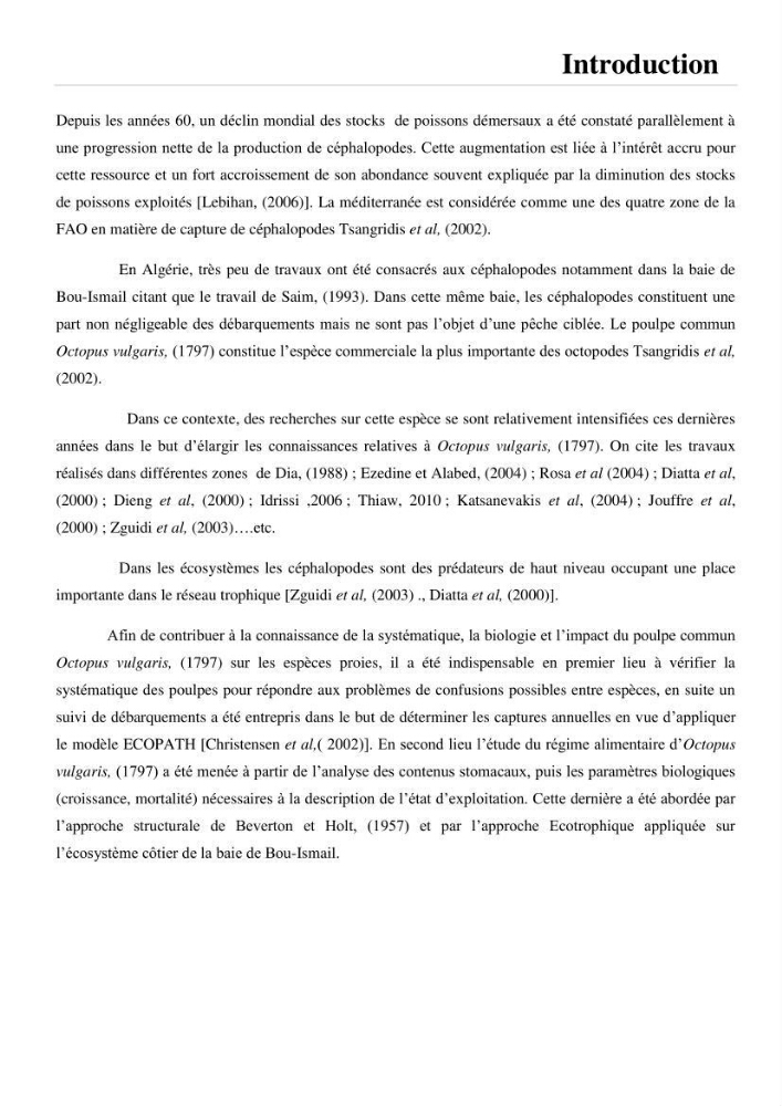 Contribution à l\'analyse des aspects éco-trophiques chez les céphalopodes