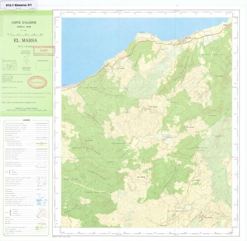 El Marsa : NJ-31-I-64 ouest El Marsa : NJ-31-I-64 ouest