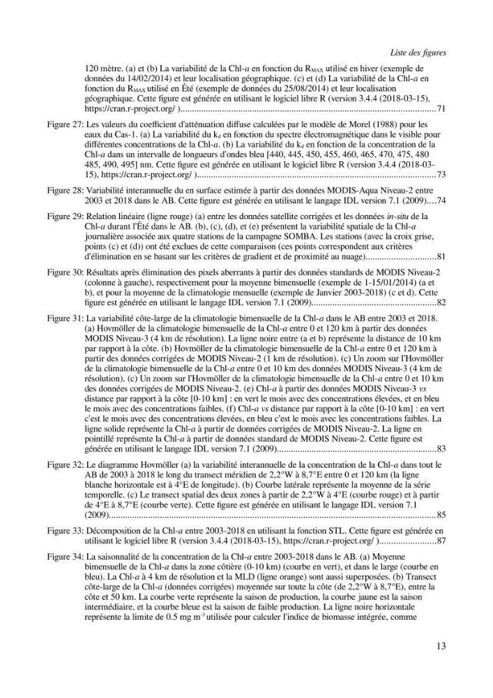 Etude par télédétection et mesures in situ des efflorescences algales et de la matière en suspension dans le Bassin Algérien