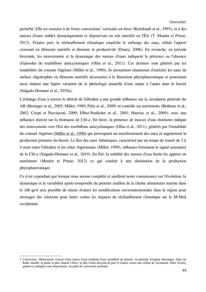 Etude par télédétection et mesures in situ des efflorescences algales et de la matière en suspension dans le Bassin Algérien