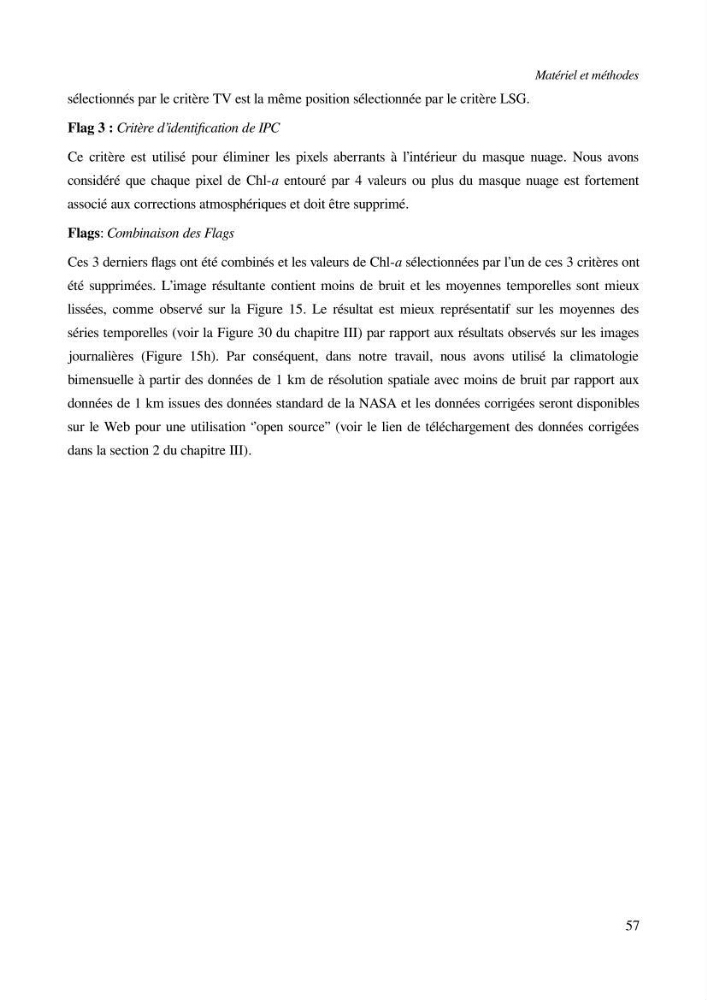 Etude par télédétection et mesures in situ des efflorescences algales et de la matière en suspension dans le Bassin Algérien