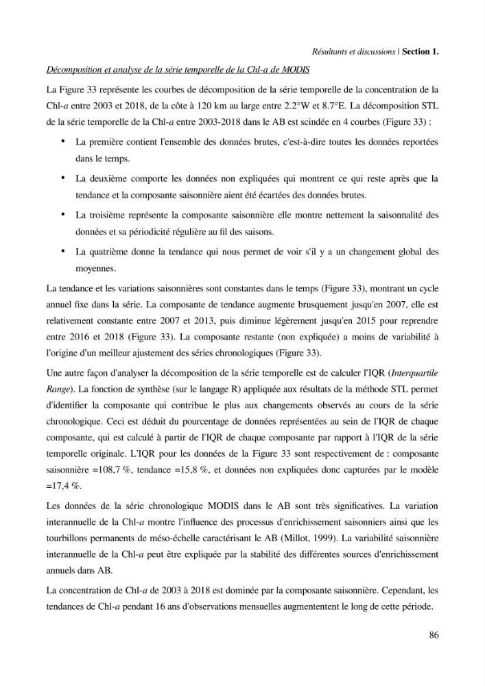 Etude par télédétection et mesures in situ des efflorescences algales et de la matière en suspension dans le Bassin Algérien