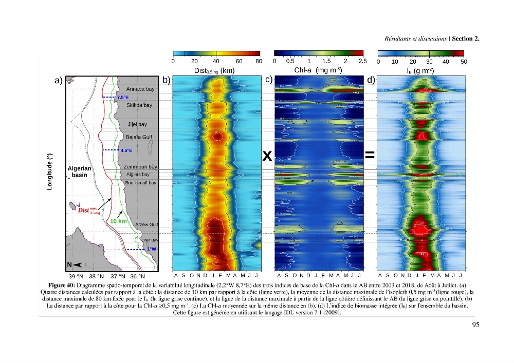 Etude par télédétection et mesures in situ des efflorescences algales et de la matière en suspension dans le Bassin Algérien
