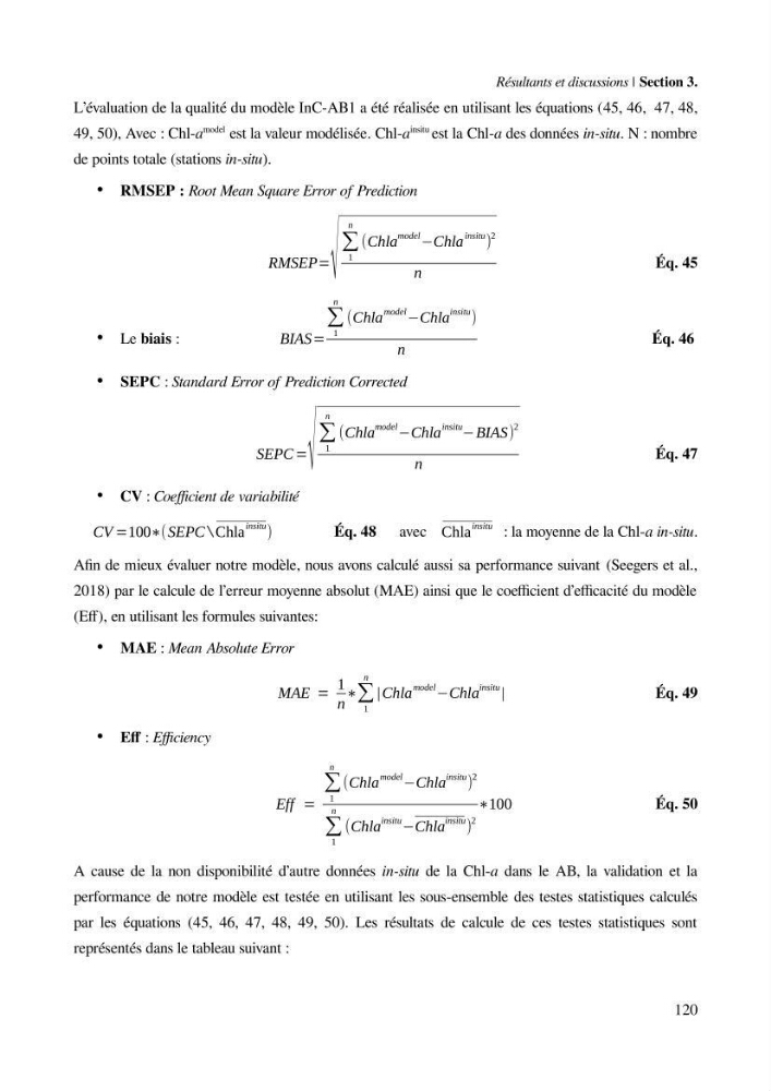 Etude par télédétection et mesures in situ des efflorescences algales et de la matière en suspension dans le Bassin Algérien