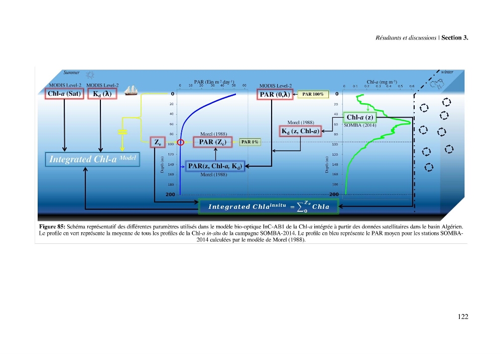 Etude par télédétection et mesures in situ des efflorescences algales et de la matière en suspension dans le Bassin Algérien