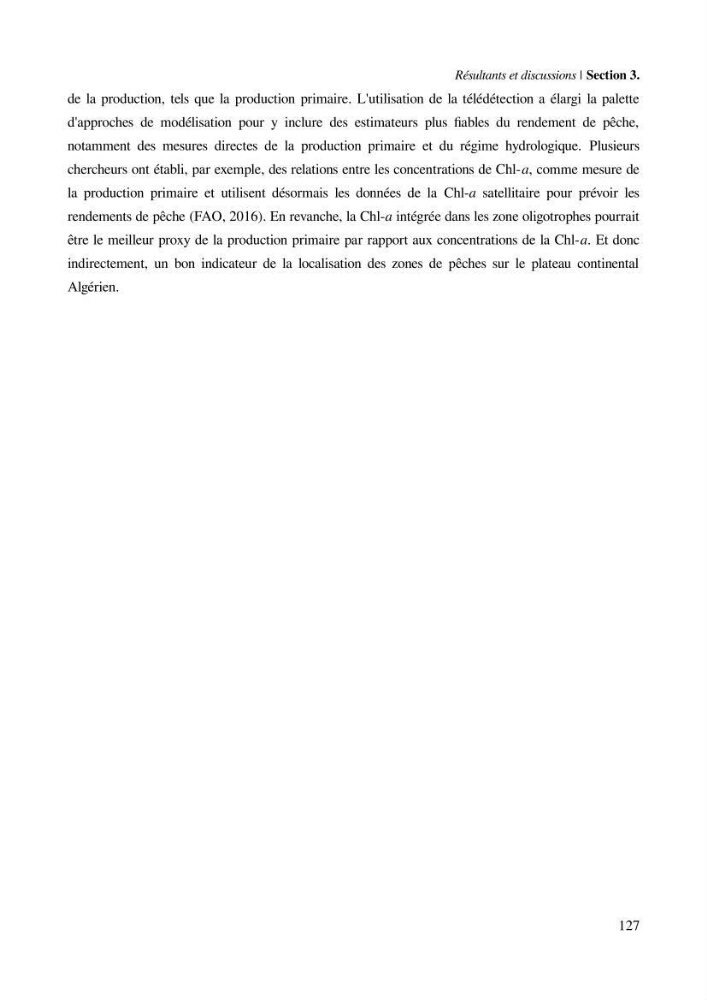 Etude par télédétection et mesures in situ des efflorescences algales et de la matière en suspension dans le Bassin Algérien