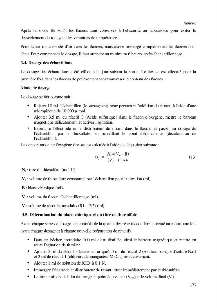 Etude par télédétection et mesures in situ des efflorescences algales et de la matière en suspension dans le Bassin Algérien
