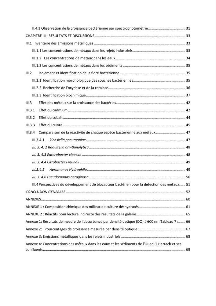 L’interaction des micro-organismes avec des métaux et Etude de faisabilité des biocapteurs pour la surveillance environnementale des eaux côtières