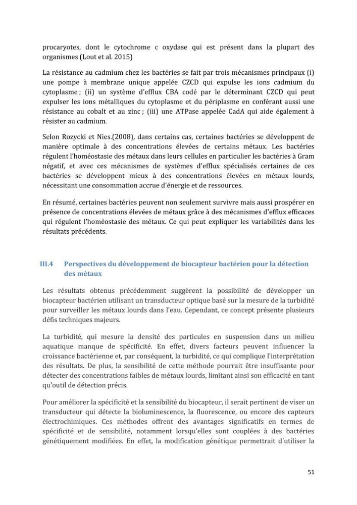 L’interaction des micro-organismes avec des métaux et Etude de faisabilité des biocapteurs pour la surveillance environnementale des eaux côtières