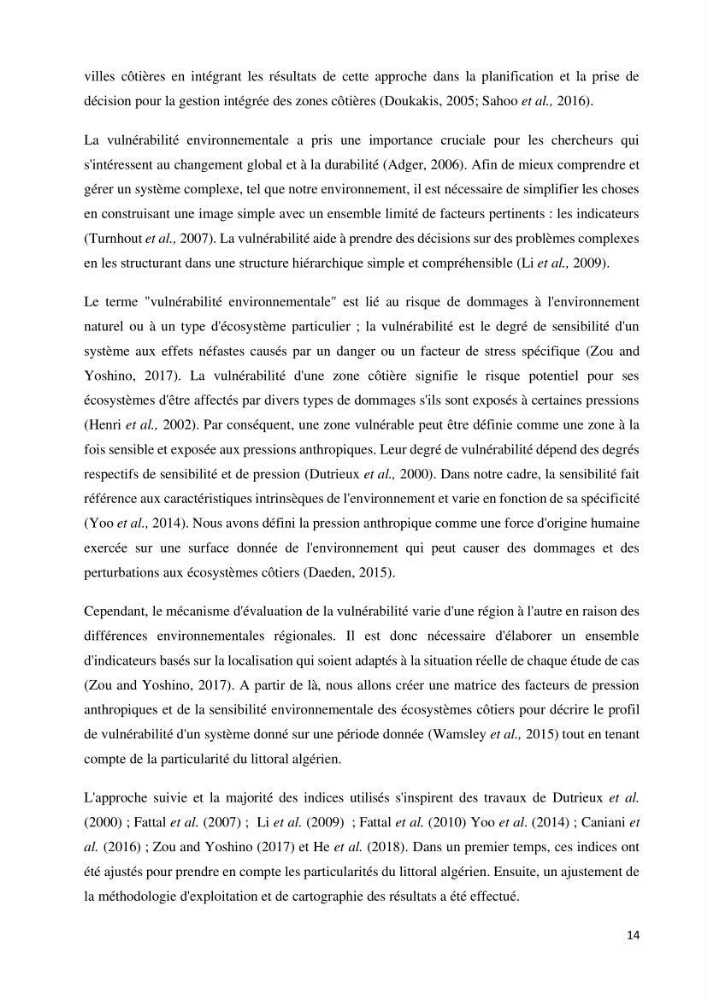 Évaluation des impacts anthropiques à partir d’un MNA (modèle numérique d’Altimétrie) d’une zone littorale comprise entre Bab El Oued – Ain Benian (Alger)