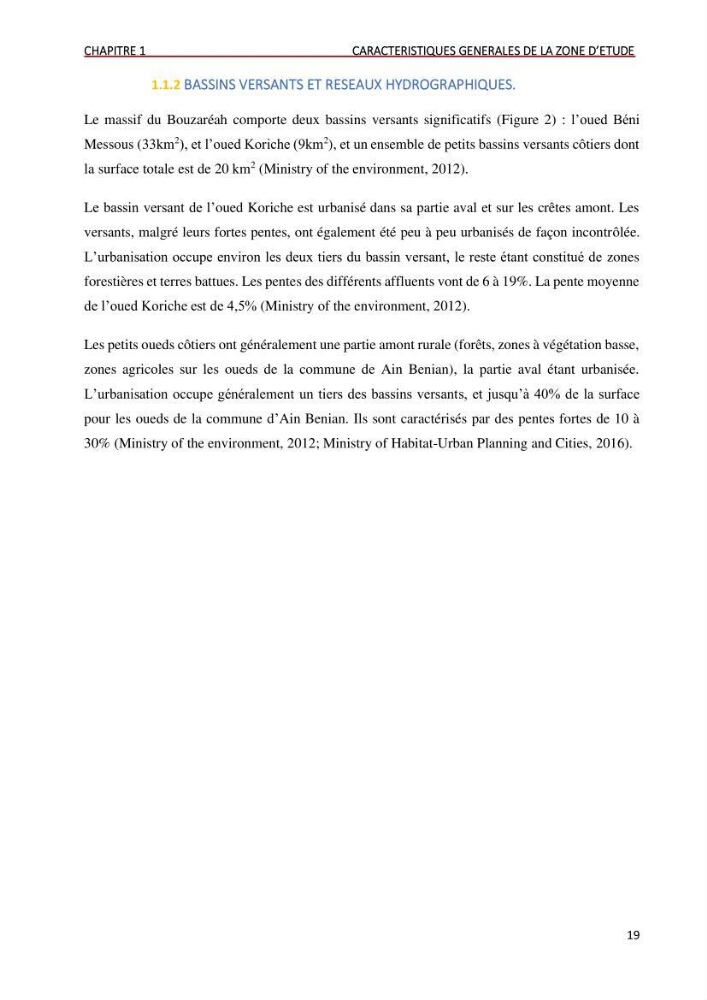 Évaluation des impacts anthropiques à partir d’un MNA (modèle numérique d’Altimétrie) d’une zone littorale comprise entre Bab El Oued – Ain Benian (Alger)