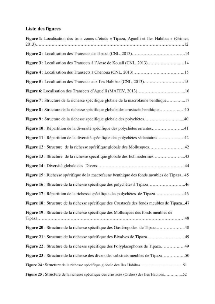 Initiation à la taxonomie des peuplements macrozoobenthiques du secteur centre et ouest de la côte Algérienne