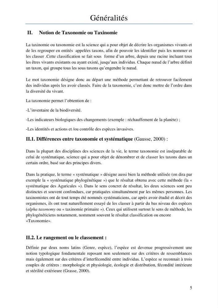 Initiation à la taxonomie des peuplements macrozoobenthiques du secteur centre et ouest de la côte Algérienne