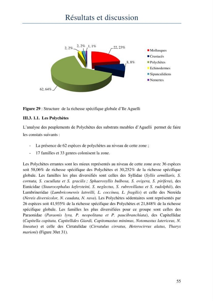 Initiation à la taxonomie des peuplements macrozoobenthiques du secteur centre et ouest de la côte Algérienne