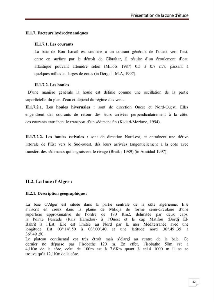 Evaluation de la vulnérabilité des côtes du littoral centre