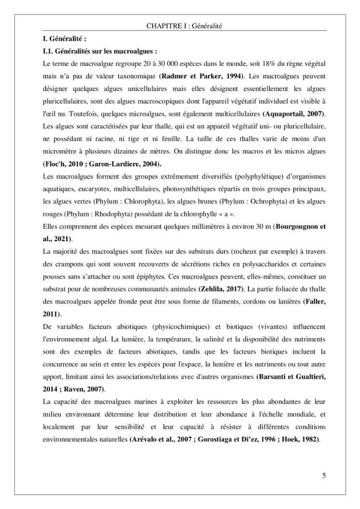 Valorisation biotechnologique d’une substance marine: étude antibactérienne, antioxydante et analgésique