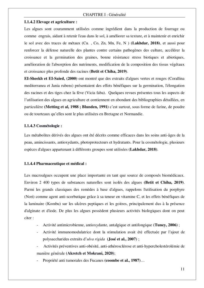 Valorisation biotechnologique d’une substance marine: étude antibactérienne, antioxydante et analgésique