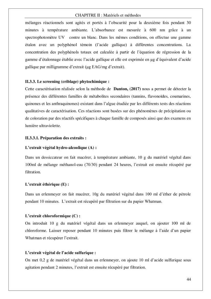 Valorisation biotechnologique d’une substance marine: étude antibactérienne, antioxydante et analgésique