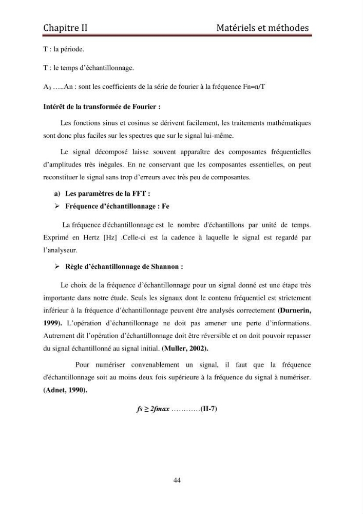 Traitement informatique d\'un signal du niveau de la mer: