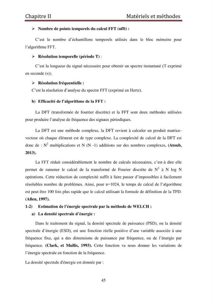 Traitement informatique d\'un signal du niveau de la mer: