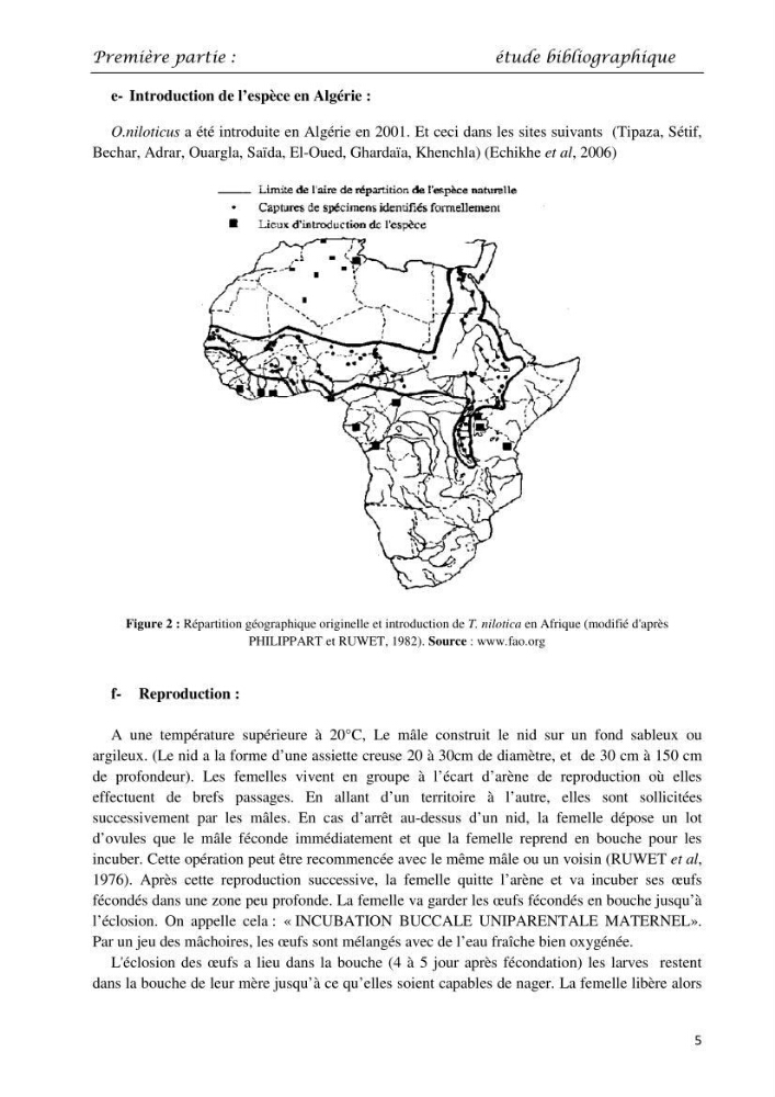 Détermination du taux des protéines et des lipides de la chair des poissons d\'eau de mer (Dicentrarchus labrax, Sparus aurata) et d\'eau douce (Oreochromis niloticus, Cyprinus carpio):