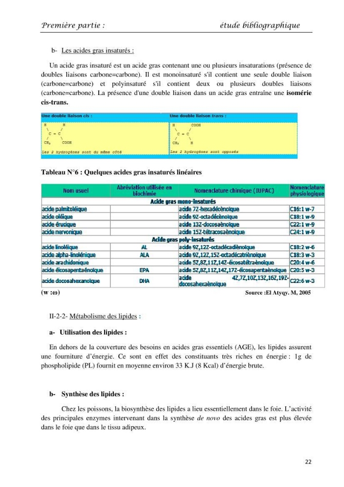 Détermination du taux des protéines et des lipides de la chair des poissons d\'eau de mer (Dicentrarchus labrax, Sparus aurata) et d\'eau douce (Oreochromis niloticus, Cyprinus carpio):