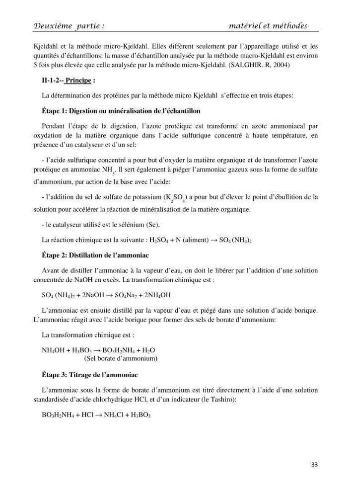 Détermination du taux des protéines et des lipides de la chair des poissons d\'eau de mer (Dicentrarchus labrax, Sparus aurata) et d\'eau douce (Oreochromis niloticus, Cyprinus carpio):