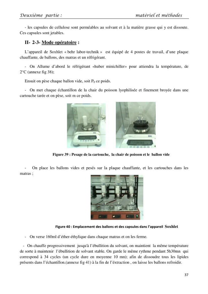 Détermination du taux des protéines et des lipides de la chair des poissons d\'eau de mer (Dicentrarchus labrax, Sparus aurata) et d\'eau douce (Oreochromis niloticus, Cyprinus carpio):