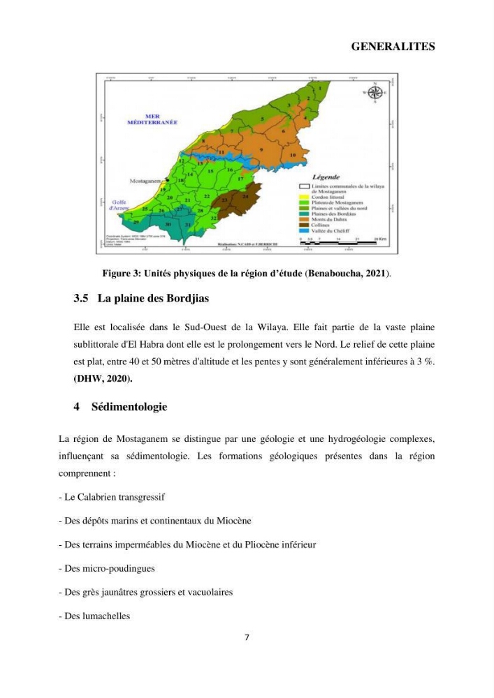 Analyse benthique des fonds marins de Stidia (Wilaya de Mostaganem ) aprés mise en place d\'un récif artificiel