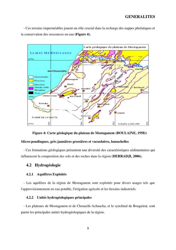 Analyse benthique des fonds marins de Stidia (Wilaya de Mostaganem ) aprés mise en place d\'un récif artificiel