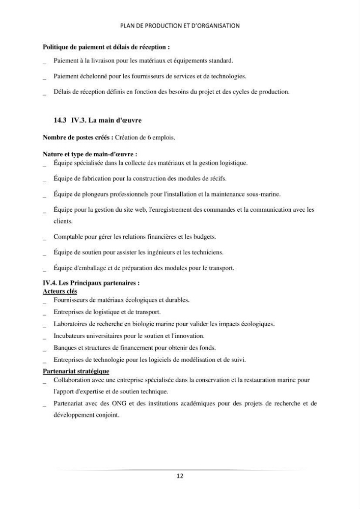 Analyse benthique des fonds marins de Stidia (Wilaya de Mostaganem ) aprés mise en place d\'un récif artificiel