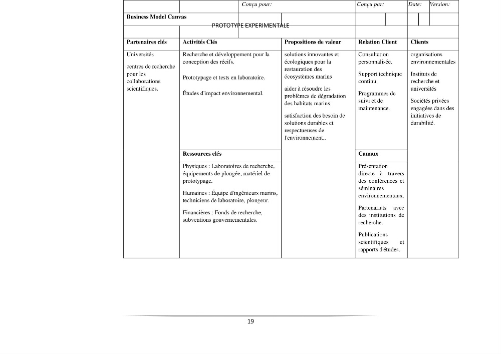Analyse benthique des fonds marins de Stidia (Wilaya de Mostaganem ) aprés mise en place d\'un récif artificiel