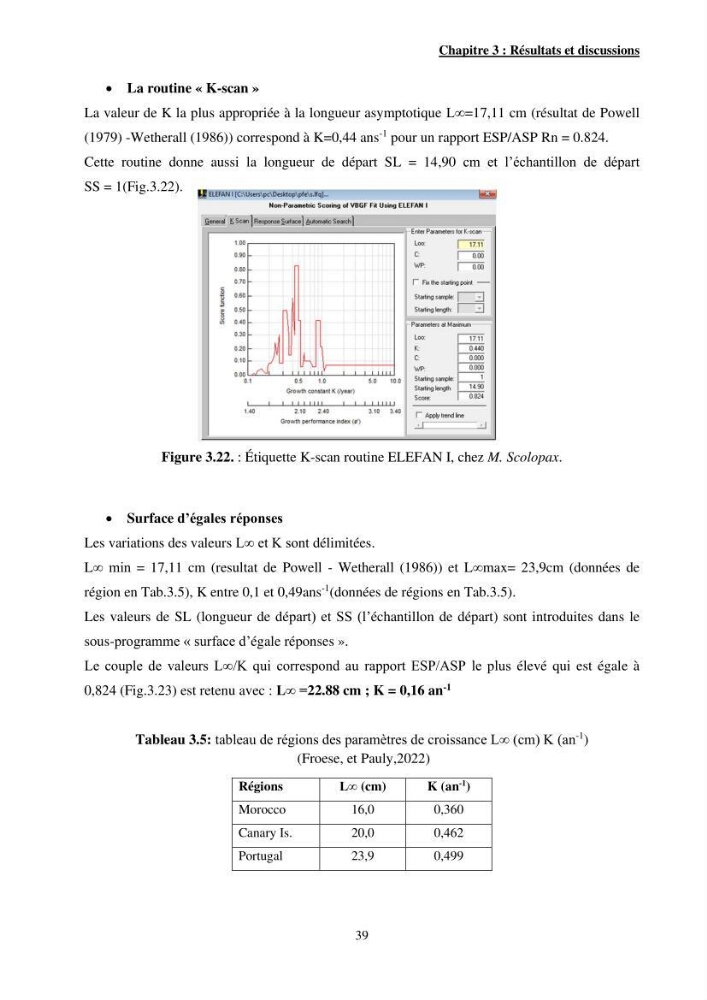 Contribution à l\'étude des Syngnathiformes de la côte algérienne: systématique et inventaire, croissance et état d\'exploitation de Macroramphosus scolopax( Linnaeus, 1758 )