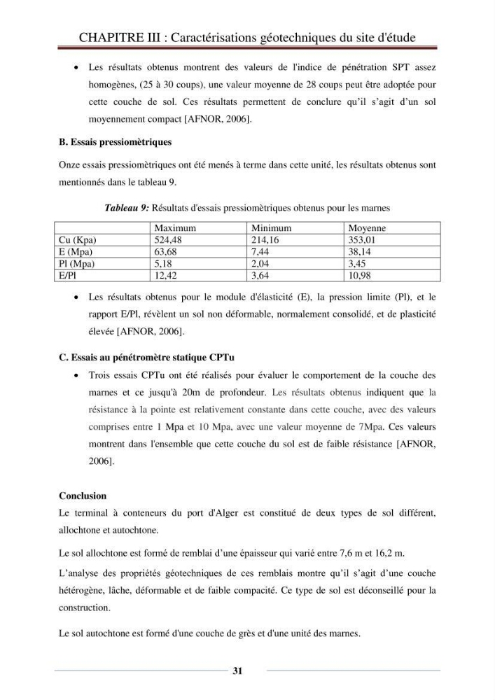 Evaluation des fréquences de résonnance du sol de terminal à conteneurs du port d\'Alger par la méthode H/V-bruit de fond