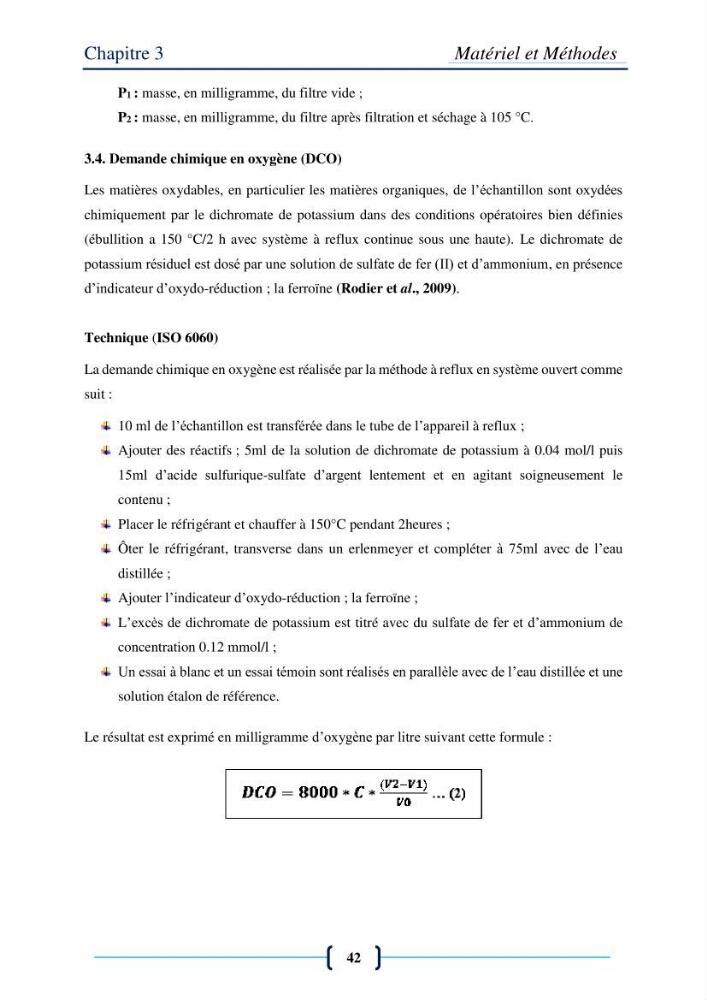 Evaluation des paramètres physico-chimiques et bactériologiques au niveau de la plage El Bahdja avec les apports de l\'Oued Béni-Messous